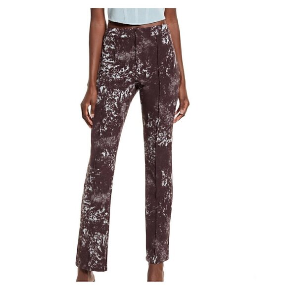 Open Edit Pleated Stretch Bootcut Pants Size Small NWT - Picture 1 of 7